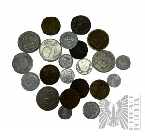 Set of coins of the Second Republic and the People's Republic of Poland