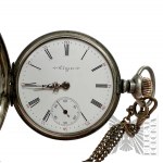 Taschenuhr Elgin Natl Watch Co USA Silber