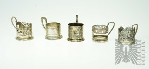 Set of 5 Tea Baskets - USSR and Eastern Bloc