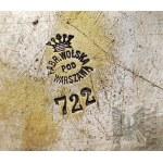 19th/20th Century Wolska Factory near Warsaw Tea Basket