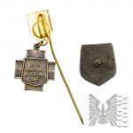 Miniature Badge Set, Home Army Cross and Wall Badge