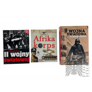Zestaw 3 książek o tematyce 2 Wojny Światowej.