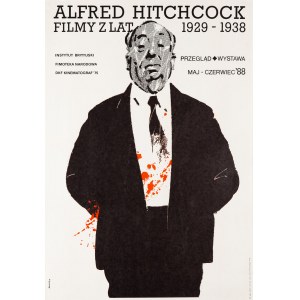 proj. Waldemar ŚWIERZY (1931-2013), Alfred Hitchcock filmy z lat 1929-1938. Przegląd-wystawa, 1988