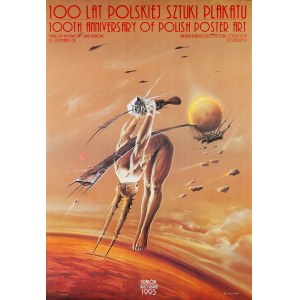 proj. Wojciech SIUDMAK (ur. 1942), 100 lat polskiej sztuki plakatu. Pawilon wystawowy BWA Kraków, Galeria Plakatu Dydo Poster Collection, 1993