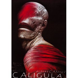 proj. Wiesław WAŁKUSKI (ur. 1956), Albert Camus, Caligula, Bałtycki Teatr Dramatyczny im. J.Słowackiego w Koszalinie, 1990