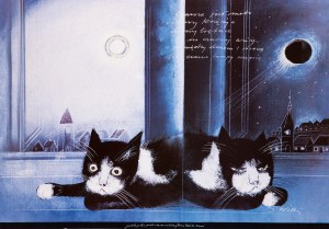 proj. Jozef WILKOÑ (b. 1930), Cats