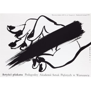 proj. Mieczysław WASILEWSKI (ur. 1942), Artyści plakatu. Pedagodzy Akademii Sztuk Pięknych w Warszawie. Galeria ASP, 1994