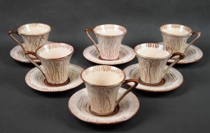Set of cups, Helena TEODOROWICZ, Wloclawek, 1959 Unique