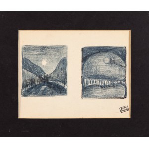 Otto AXER (1906-1983), Zwei Landschaftsstudien