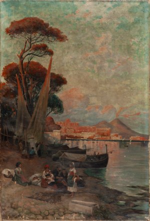Antoni PIOTROWICZ (1869-1923), Zatoka w Neapolu, 1915