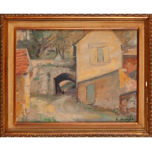 Szczepan SKORUPKA (1903-1997), Průchod pod viaduktem, 1957