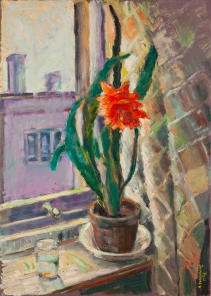Hanna SOSINOWICZ (1919-1989), Studium kwiatów, 1975