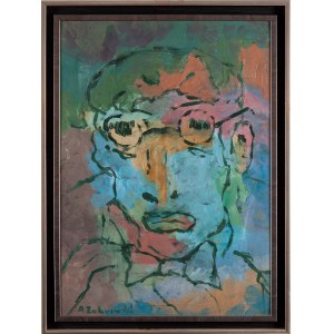 Adam ŻEBROWSKI (1897-1993), Porträt eines Mannes mit Brille
