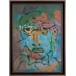Adam ŻEBROWSKI (1897-1993), Portret mężczyzny w okularach