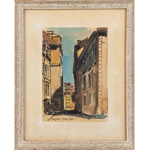 Artist unspecified, Polish (20th century), Warsaw - Old Town, 1976