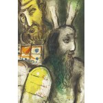 Marc Chagall (1887 Lozno u Vitebska - 1985 Saint-Paul-de-Vence), Exodus (zelený), 1966