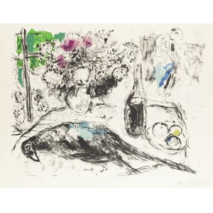 Marc Chagall (1887 Lozno pri Vitebsku - 1985 Saint-Paul-de-Vence), Bažant (Le Faisan)