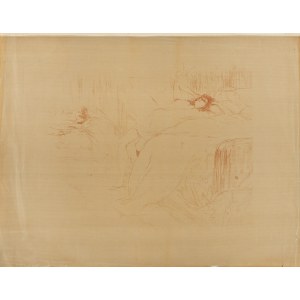 Henri de Toulouse-Lautrec (1864 - 1901 ), Femme sur le dos, Lassitude z teki Elles, 1896
