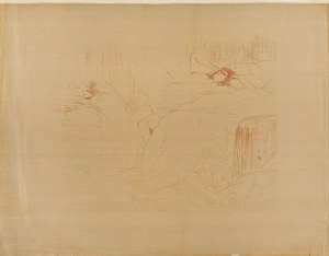 Henri de Toulouse-Lautrec (1864 - 1901 ), Femme sur le dos, Lassitude z teki 