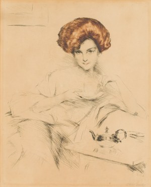Otto Goetze (1868 Lipsk - 1945), Portret damy