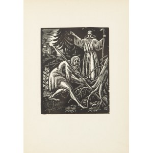 Wladyslaw Skoczylas (1883 Wieliczka - 1934 Warsaw), Clearing the forest, illustration for the book Monastery and Woman, 1936