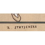 Zofia Stryjeńska (1891 Kraków - 1976 Genf), Chłopka z okolic Lublina, Blatt XXXIII aus der Mappe Polnische Bauerntrachten, 1939