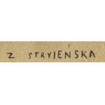 Zofia Stryjeńska (1891 Kraków - 1976 Genf), Chłopka z Wileńszczyzny / Bäuerin aus Wilna, Blatt XXXIX aus der Mappe Polnische Bauerntrachten, 1939
