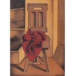 Henryk Berlewi (1894 Warszawa - 1967 Paryż), Krzesło z czerwoną draperią, 1953