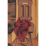 Henryk Berlewi (1894 Warsaw - 1967 Paris), Chair with red drapery, 1953