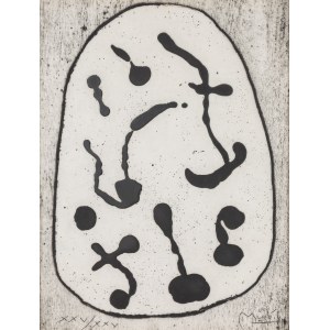Joan Miro (1893 Barcelona - 1983 Palma de Mallorca), Untitled variation on a theme, 1962