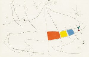 Joan Miro (1893 Barcelona - 1983 Palma de Mallorca), L'issue dérobée I, 1974