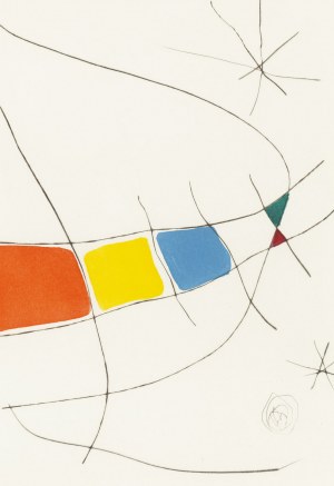 Joan Miro (1893 Barcelona - 1983 Palma de Mallorca), L'issue dérobée I, 1974