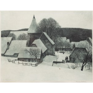 Franz Heiken (ur. 1900), Zimowy pejzaż wiejski