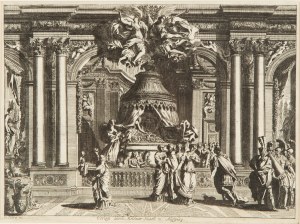 Melchior Küsel (1626 Augsburg - 1684 Augsburg), Scena pałacowa