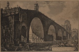 Giovanni Battista Piranesi (1720 Mogliano Veneto - 1778 Rzym), Ponte Molle z cyklu 