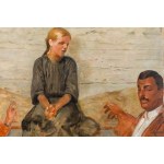 Jacek Malczewski (1854 Radom - 1929 Kraków), Hołd przed muzą, około 1920