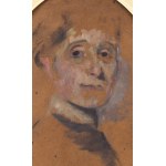 Olga Boznańska (1865 Krakov - 1940 Paríž), Autoportrét, asi 1901