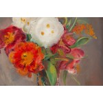 Gustaw Gwozdecki (1880 Warsaw - 1935 Paris), Still life with a bouquet of flowers, 1930-34
