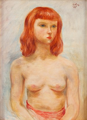 Mojżesz (Moise) Kisling (1891 Kraków - 1953 Paryż), Akt rudowłosej (