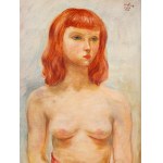 Moses (Moise) Kisling (1891 Kraków - 1953 Paris), Akt einer Rothaarigen (Buste nu, Jeune femme blonde), 1947