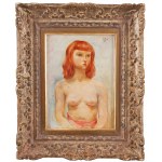 Moses (Moise) Kisling (1891 Krakow - 1953 Paris), Nude of a redhead (Buste nu, Jeune femme blonde), 1947