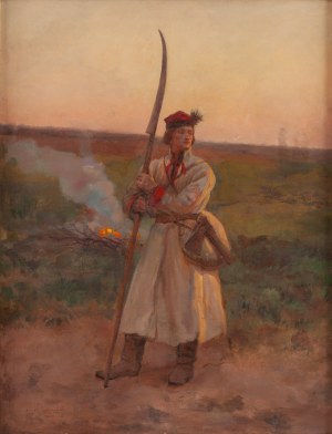 Józef Chełmoński (1849 Boczki k. Łowicza - 1914 Kuklówka na Mazowszu), 