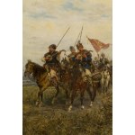 Ludwik Gędłek (1847 Kraków - 1904 Wiedeń), Przemarsz wojska przez step