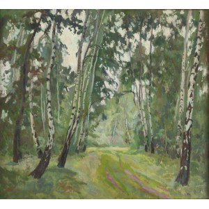 Stanisław Kamocki (1875 Warsaw - 1944 Zakopane), Birch grove