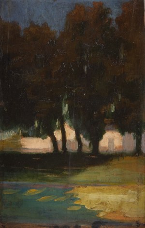 Władysław Skoczylas (1883 Wieliczka - 1934 Warszawa), Letni dzień w parku, około 1905-10