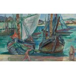 Henryk Epstein (1891 Lodz - 1944 Konzentrationslager, wahrscheinlich Auschwitz), Fischereihafen in der Bretagne, 1930er Jahre.