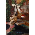 Seweryn Leopold Obst (1847 in Pokucie - 1917 Lvov), Stillleben Vanitas, 1892