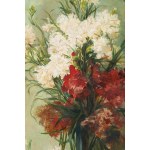 Mieczyslaw Reyzner (1861 Lviv - 1941 Lviv), Still life with carnations, 1896