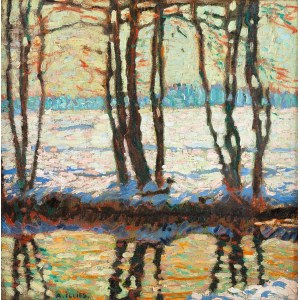Arthur Illies (1870 Hamburk - 1952), Zimní slunce (Wintersonne), 1908