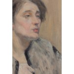 Łucja Bałzukiewicz (1887 Wilno - 1976 Lublin), Studium portretowe, 1910